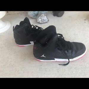 Girls punk and black Jordan flight